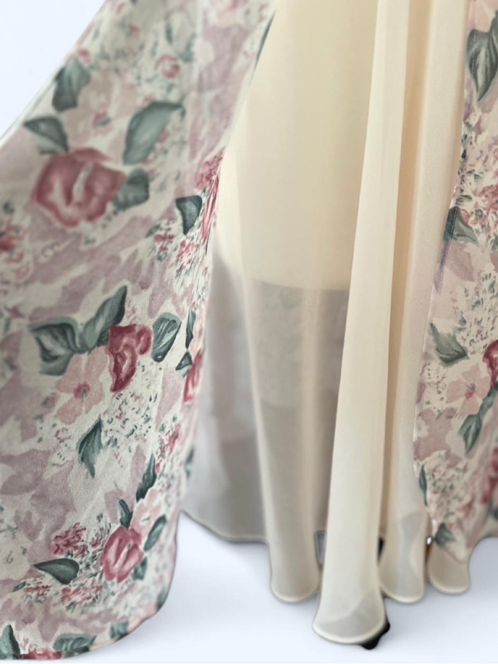 Coquette Vintage Splendida per La Senza Floral Chemise Slip L - Picture 4 of 12